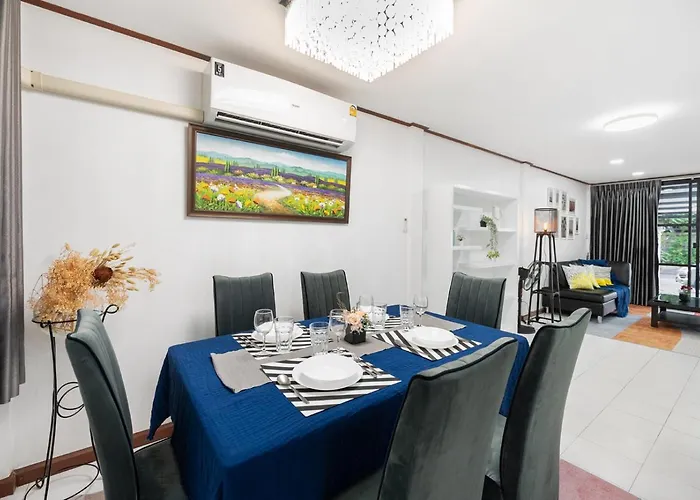 Miq Hk16, Huay Kwang Mrt, 3br, Pool Table فيلة بانكوك